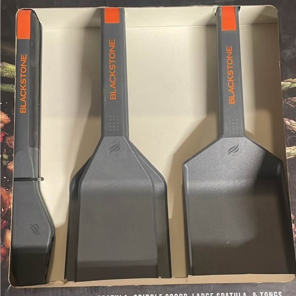 Blackstone Griddle Tool Set - Gray and Orange